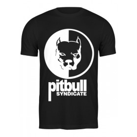 Мужская футболка с принтом Pitbull syndicate в Тюмени,  |  | Тематика изображения на принте: 