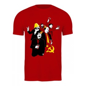 Мужская футболка с принтом Коммунистическая вечеринка в Тюмени,  |  | 