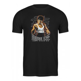 Мужская футболка с принтом Bruce Lee в Тюмени,  |  | Тематика изображения на принте: 