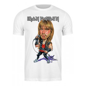 Мужская футболка с принтом Iron Maiden Band в Тюмени,  |  | 