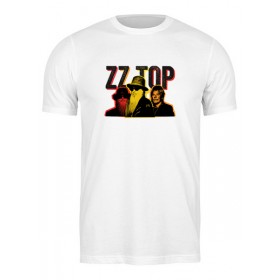 Мужская футболка с принтом ZZ TOP в Тюмени,  |  | Тематика изображения на принте: 