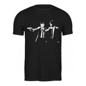 Мужская футболка с принтом Supernatural (Pulp Fiction) в Тюмени,  |  | Тематика изображения на принте: 