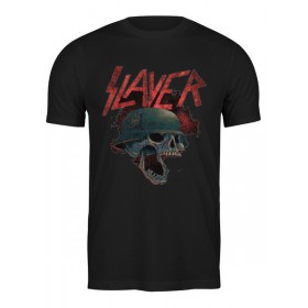 Мужская футболка с принтом Slayer в Тюмени,  |  | Тематика изображения на принте: 
