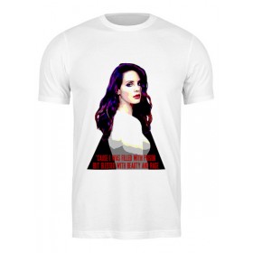 Мужская футболка с принтом Lana Del Rey - Ultraviolence Era в Тюмени,  |  | 