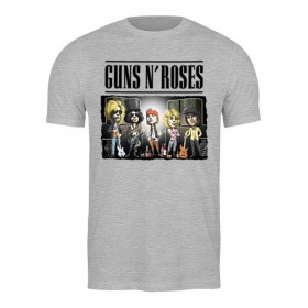 Мужская футболка с принтом Guns N Roses в Тюмени,  |  | 