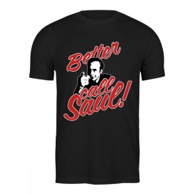 Мужская футболка с принтом Better Call Saul в Тюмени,  |  | 