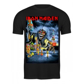 Мужская футболка с принтом Iron Maiden Band в Тюмени,  |  | Тематика изображения на принте: 