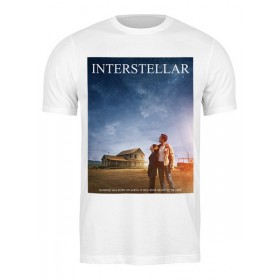 Мужская футболка с принтом Интерстеллар в Тюмени,  |  | Тематика изображения на принте: 