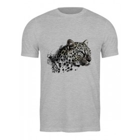 Мужская футболка с принтом гепард в Тюмени,  |  | Тематика изображения на принте: 
