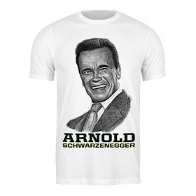 Мужская футболка с принтом Arnold Schwarzenegger в Тюмени,  |  | 