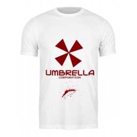 Мужская футболка с принтом Resident Evil: Umbrella Corporation в Тюмени,  |  | Тематика изображения на принте: 