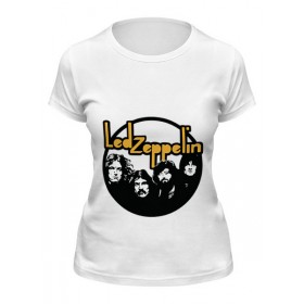 Женская футболка с принтом Led Zeppelin в Тюмени,  |  | 