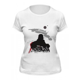 Женская футболка с принтом Масс Эффект (Mass Effect) в Тюмени,  |  | 