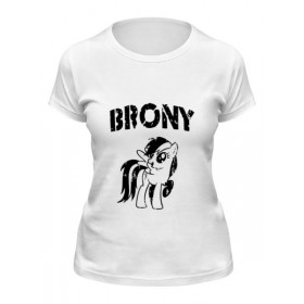 Женская футболка с принтом BRONY Rainbow Dash 2 в Тюмени,  |  | 