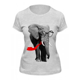 Женская футболка с принтом Классный Слон в Тюмени,  |  | 