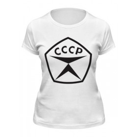 Женская футболка с принтом ГОСТ в СССР в Тюмени,  |  | 