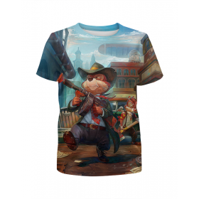 full_print_girl_tee с принтом Rescue Rangers в Тюмени,  |  | 