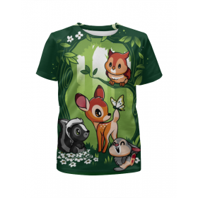 full_print_girl_tee с принтом BAMBI. БЭМБИ в Тюмени,  |  | 