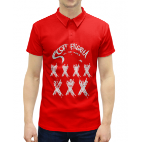 full_print_man_polo с принтом Scott Pilgrim в Тюмени,  |  | 