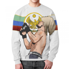 full_print_sweatshirt с принтом UFC Хабиб Нурмагомедов в Тюмени,  |  | 