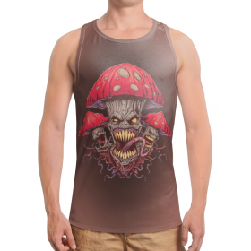 full_print_tanktop с принтом Зловещие мухоморы в Тюмени,  |  | 