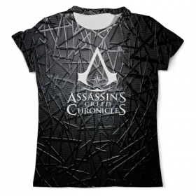 full_print_tee с принтом Assassins Creed в Тюмени, Футболка с нанесением полноцветного изображения по всей поверхности может быть выполнена в двух вариантах - ХЛОПОК и СИНТЕТИКА. | Хлопок - ткань из 100% хлопка высшего качества пенье.  <br>Синтетика - ткань с высоким содержанием синтетического волокна (до 80%).  Материал хорошо тянется, имеет приятную на ощупь фактуру | Тематика изображения на принте: 