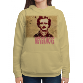 full_print_woman_hoodie с принтом Эдгар По, «Ворон» (Edgar Poe, The Raven) в Тюмени,  |  | 