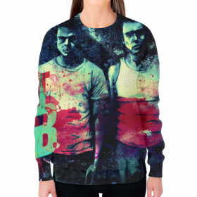 full_print_woman_sweatshirt с принтом Бойцовский Клуб (Fight Club) в Тюмени,  |  | 