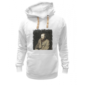 hoodie с принтом Достоевский в Тюмени,  |  | 