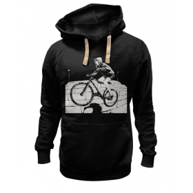 hoodie с принтом девушка на велосипеде в Тюмени,  |  | 