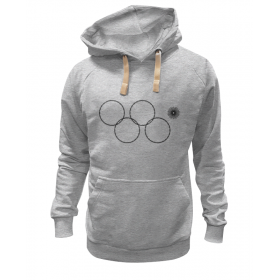 hoodie с принтом Олимпийские кольца в Сочи 2014 в Тюмени,  |  | Тематика изображения на принте: 