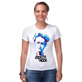 Женская футболка стрэйч с принтом Depeche Mode в Тюмени,  |  | 