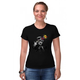 Женская футболка стрэйч с принтом Free your mind в Тюмени,  |  | Тематика изображения на принте: 