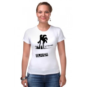 Женская футболка стрэйч с принтом Баффи (Buffy) в Тюмени,  |  | 