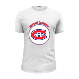 Мужская футболка Premium с принтом Montreal Canadiens в Тюмени, Белый, черный, серый меланж, голубой: 100% хлопок, плотность 160 гр. Остальные цвета: 92% хлопок, 8% лайкра, плотность 170-180гр. |  | 