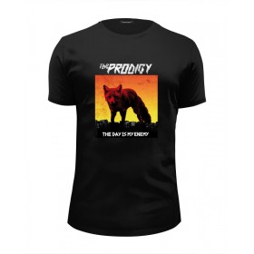 Мужская футболка Premium с принтом The Prodigy в Тюмени, Белый, черный, серый меланж, голубой: 100% хлопок, плотность 160 гр. Остальные цвета: 92% хлопок, 8% лайкра, плотность 170-180гр. |  | 