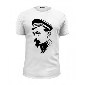 Мужская футболка Premium с принтом Феликс Дзержинский в Тюмени, Белый, черный, серый меланж, голубой: 100% хлопок, плотность 160 гр. Остальные цвета: 92% хлопок, 8% лайкра, плотность 170-180гр. |  | 