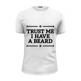 Мужская футболка Premium с принтом Trust Me в Тюмени, Белый, черный, серый меланж, голубой: 100% хлопок, плотность 160 гр. Остальные цвета: 92% хлопок, 8% лайкра, плотность 170-180гр. |  | 