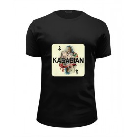 Мужская футболка Premium с принтом Kasabian - Empire в Тюмени, Белый, черный, серый меланж, голубой: 100% хлопок, плотность 160 гр. Остальные цвета: 92% хлопок, 8% лайкра, плотность 170-180гр. |  | 