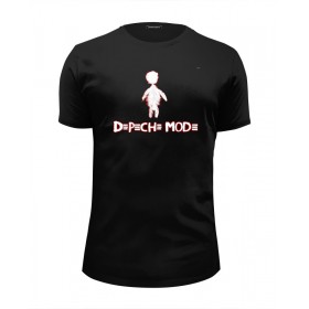 Мужская футболка Premium с принтом Depeche Mode в Тюмени, Белый, черный, серый меланж, голубой: 100% хлопок, плотность 160 гр. Остальные цвета: 92% хлопок, 8% лайкра, плотность 170-180гр. |  | 
