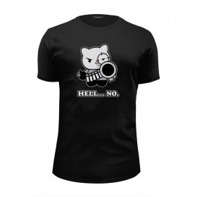 Мужская футболка Premium с принтом Bad Cat в Тюмени, Белый, черный, серый меланж, голубой: 100% хлопок, плотность 160 гр. Остальные цвета: 92% хлопок, 8% лайкра, плотность 170-180гр. |  | 