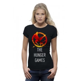 Женская футболка Premium с принтом Голодные Игры (The Hunger Games) в Тюмени,  |  | 