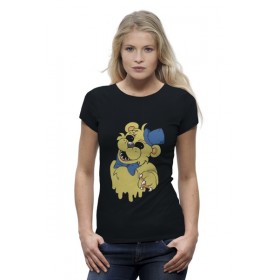 Женская футболка Premium с принтом Golden Freddy в Тюмени,  |  | 