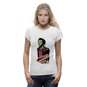 Женская футболка Premium с принтом sid vicious в Тюмени,  |  | Тематика изображения на принте: 