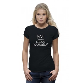 Женская футболка Premium с принтом Корона / Баския в Тюмени,  |  | 