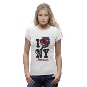 Женская футболка Premium с принтом Friday the 13th / I love NY в Тюмени,  |  | 