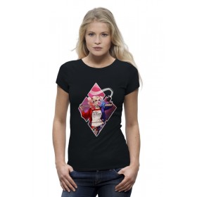 Женская футболка Premium с принтом Харли Квинн Harley Quinn в Тюмени,  |  | 
