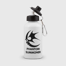 Бутылка спортивная с принтом Dark Elf Mage - Phantom Summoner в Тюмени, металл | емкость — 500 мл, в комплекте две пластиковые крышки и карабин для крепления | elf | lineage | phantom summoner
