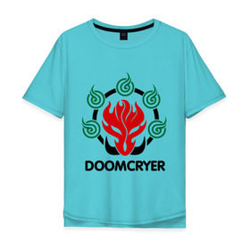 Мужская футболка хлопок Oversize с принтом Orc Mage - Doomcryer в Тюмени, 100% хлопок | свободный крой, круглый ворот, “спинка” длиннее передней части | doomcryer | lineage | orc mage