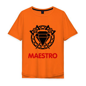 Мужская футболка хлопок Oversize с принтом Dwarf Fighter - Maestro в Тюмени, 100% хлопок | свободный крой, круглый ворот, “спинка” длиннее передней части | line age | lineage | линейка | маэстро